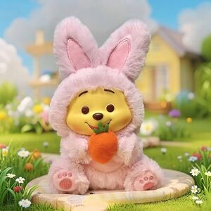 Miniso x Winnie the Pooh Blind Box Plush Keychain Bunny NEW